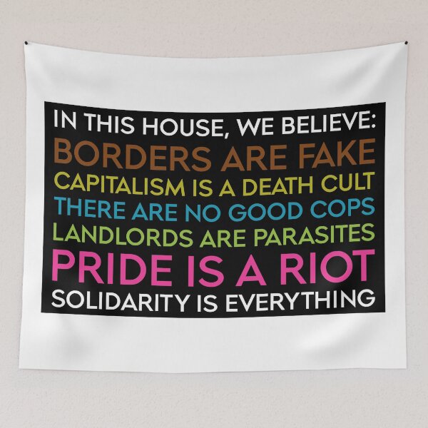 Item preview, In This House We Believe -- Leftist designed and sold by Balerion6.