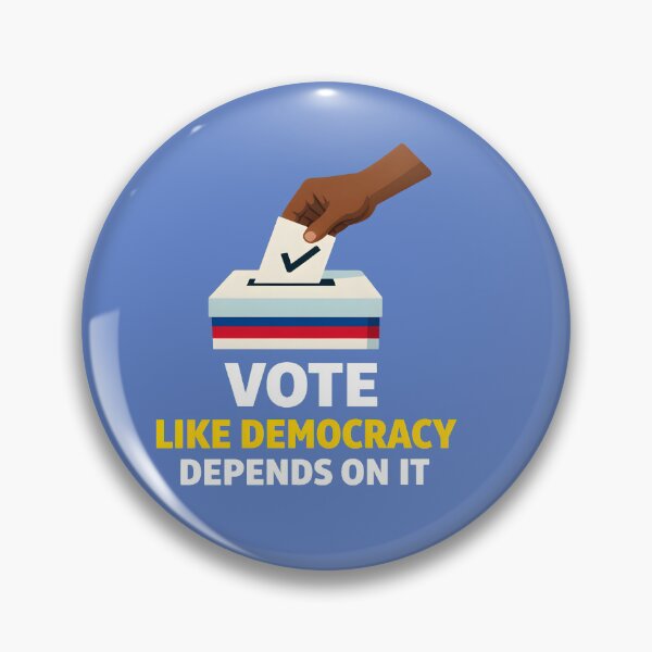 Item preview, Vote Like Democracy Depends On It – Civic Action Design designed and sold by ys96.