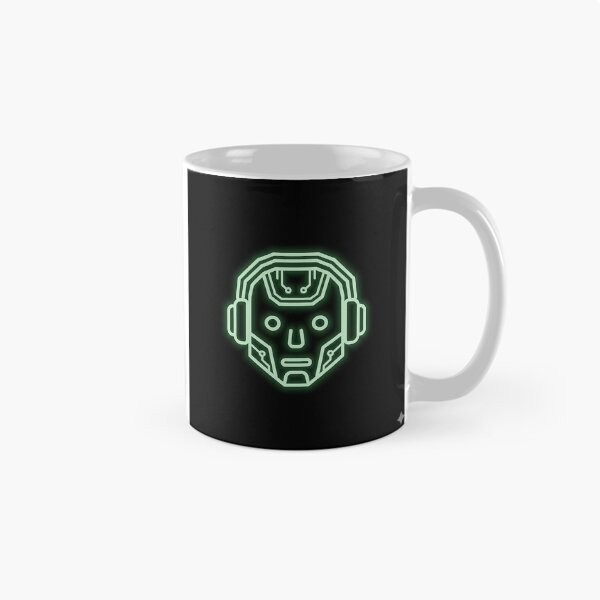 Item preview, Minimal Neon AI Robot Face designed and sold by MAX820.