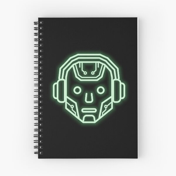 Item preview, Minimal Neon AI Robot Face designed and sold by MAX820.