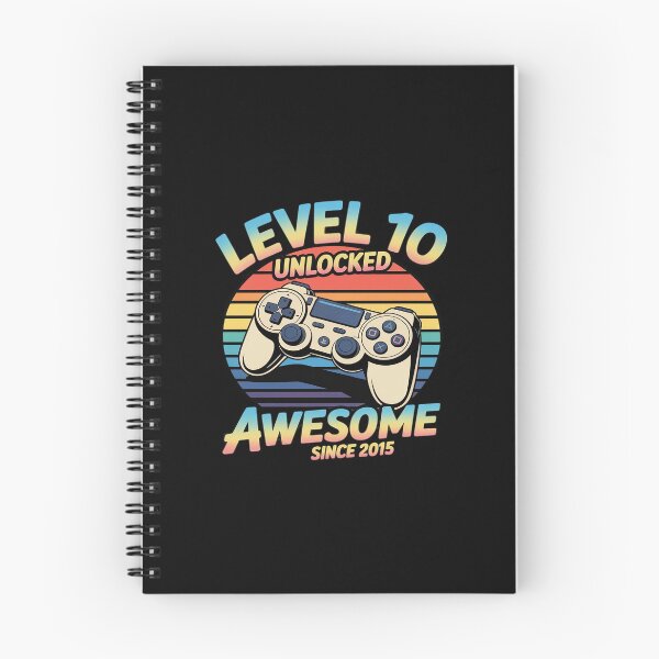 Item preview, Level 10 Unlocked Awesome Since 2015 Gamer Birthday Girl designed and sold by HORIZBoutique.