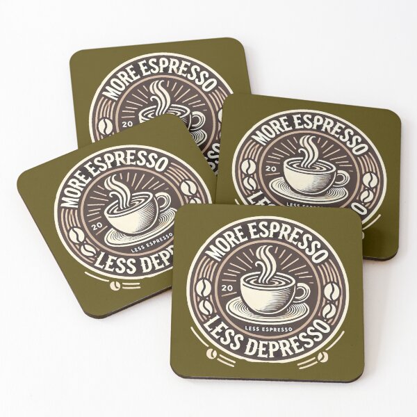 Item preview, More Espresso, Less Depresso: The Coffee Lover’s Anthem designed and sold by ys96.