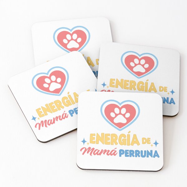 Item preview, Energía de Mamá PERRUNA — Dog Mum Paw Heart Gift designed and sold by EverChangingSeasons.