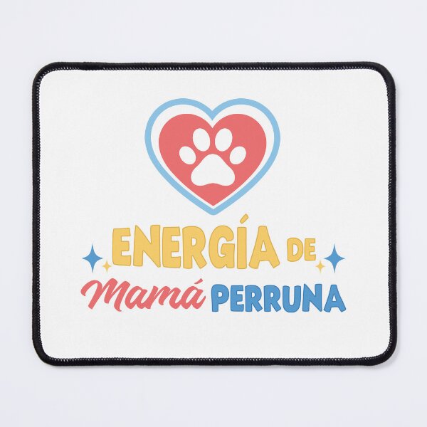 Item preview, Energía de Mamá PERRUNA — Dog Mum Paw Heart Gift designed and sold by EverChangingSeasons.
