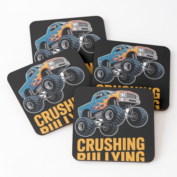 Item preview, Crushing Bullying Car Monster Truck Unity Day designed and sold by waislumekinwye.