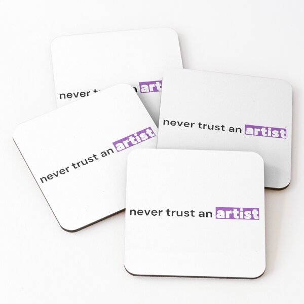 Item preview, Never Trust an Artist Shirt — Art Stereotype Humor Tee designed and sold by OrikuStudio.