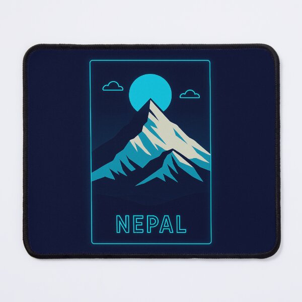 Item preview, Nepal Neon Travel designed and sold by Thistle-TShop.