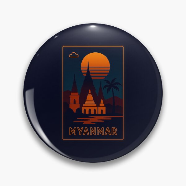 Item preview, Myanmar Neon Travel designed and sold by Thistle-TShop.
