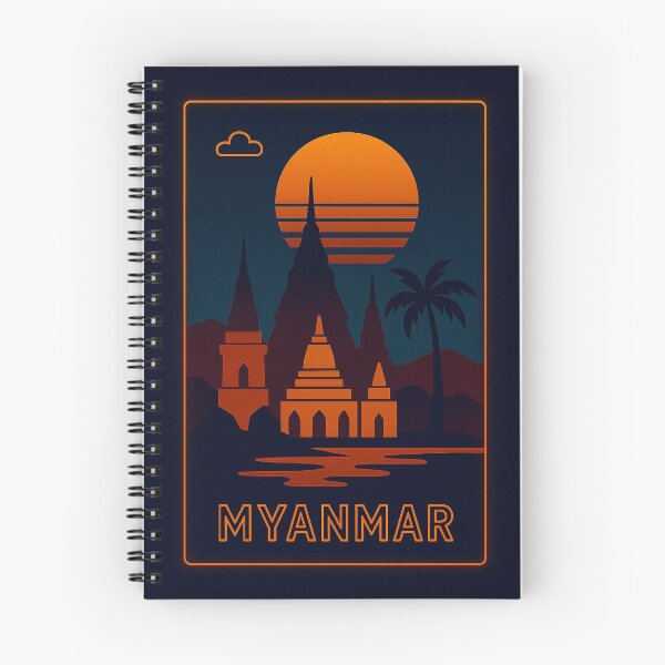 Item preview, Myanmar Neon Travel designed and sold by Thistle-TShop.