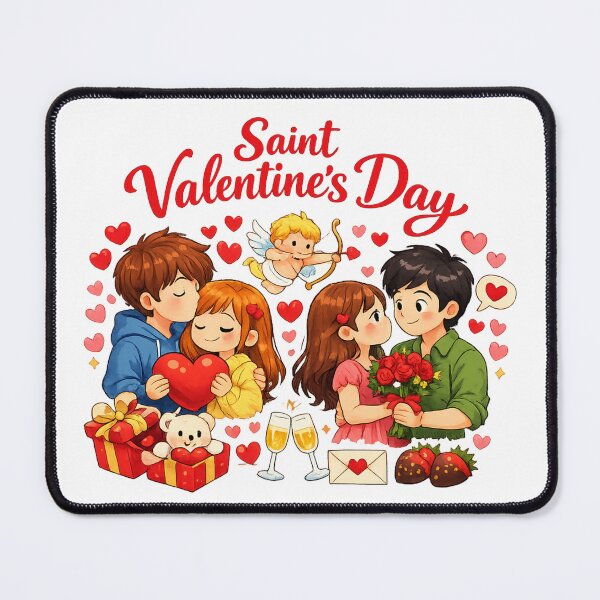 Item preview, Cartoon Day Saint Valentine's Day designed and sold by Arte Cartoon From TagTeam Group.