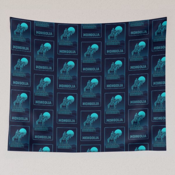 Item preview, Mongolia Neon Travel designed and sold by Thistle-TShop.