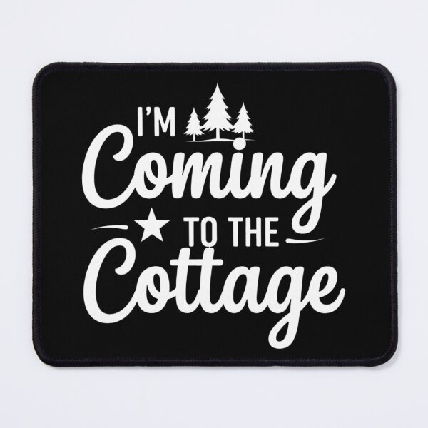 Item preview, Im Coming to The Cottage Romance Hockey Couple Sarcastic designed and sold by OlakunleOloroz.