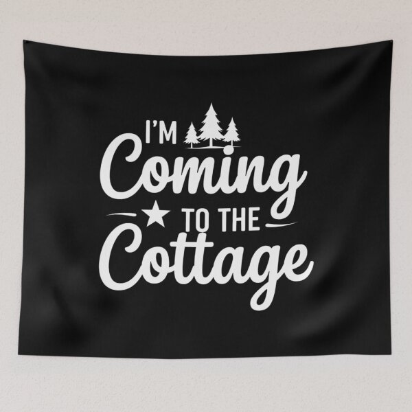 Item preview, Im Coming to The Cottage Romance Hockey Couple Sarcastic designed and sold by OlakunleOloroz.