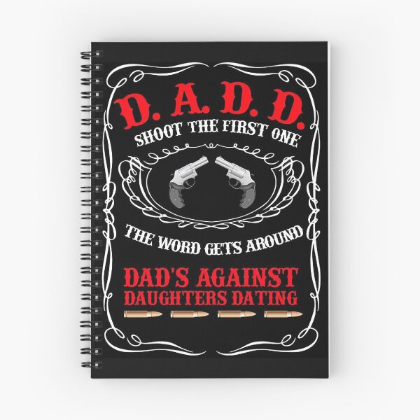 Item preview, DADD Dads against Daughters Dating black version designed and sold by thatstickerguy.