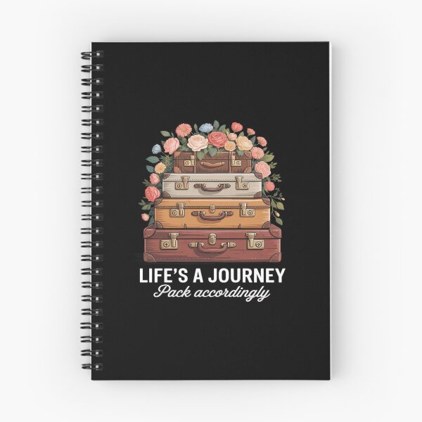 Item preview, Life's A Journey Pack Accordingly Flower Suitcases Travelers designed and sold by HORIZBoutique.