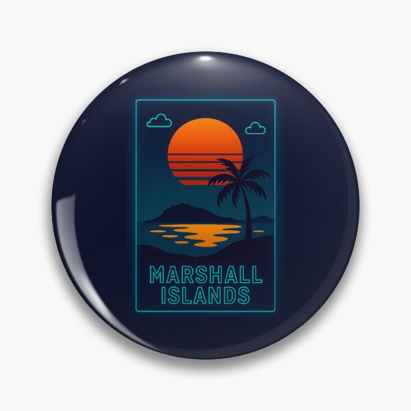 Item preview, Marshall Islands Neon Travel designed and sold by Thistle-TShop.