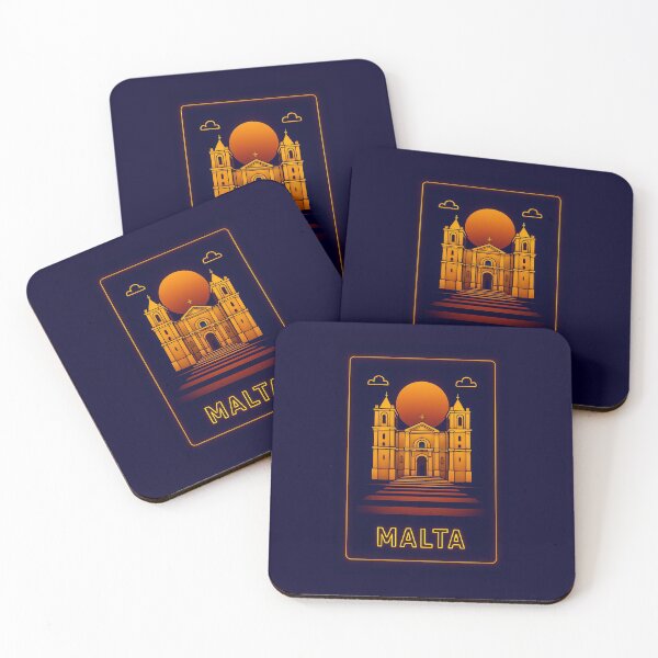 Item preview, Malta Neon Travel designed and sold by Thistle-TShop.