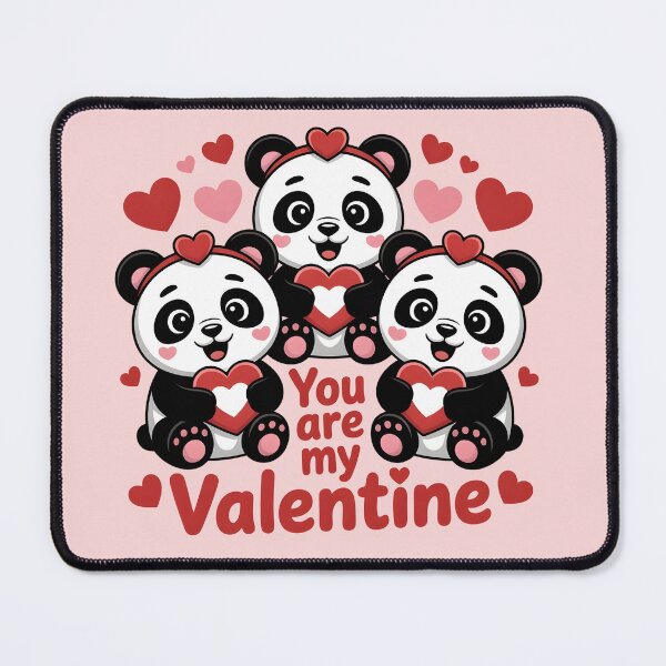 Item preview, Cute Valentine Pandas – You Are My Valentine designed and sold by Nimkaew.