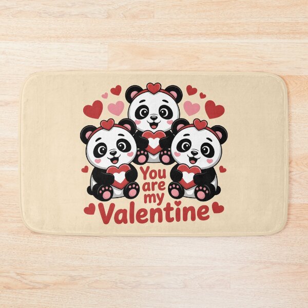 Item preview, Cute Valentine Pandas – You Are My Valentine designed and sold by Nimkaew.