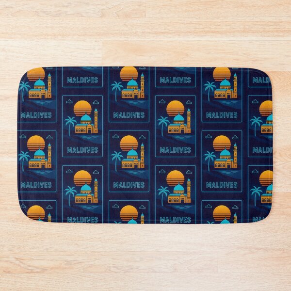 Item preview, Maldives Neon Travel designed and sold by Thistle-TShop.