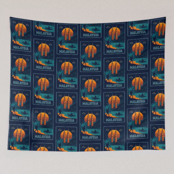 Item preview, Malaysia Neon Travel designed and sold by Thistle-TShop.