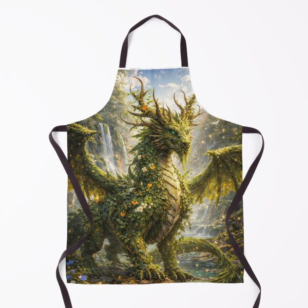 Item preview, Emerald Forest Dragon – Ancient Nature Guardian of Life and Harmony designed and sold by DrakariArt.