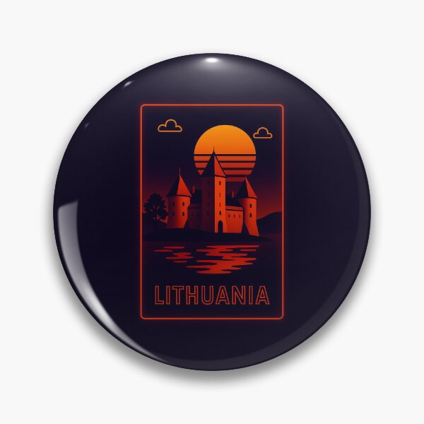 Item preview, Lithuania Neon Travel designed and sold by Thistle-TShop.