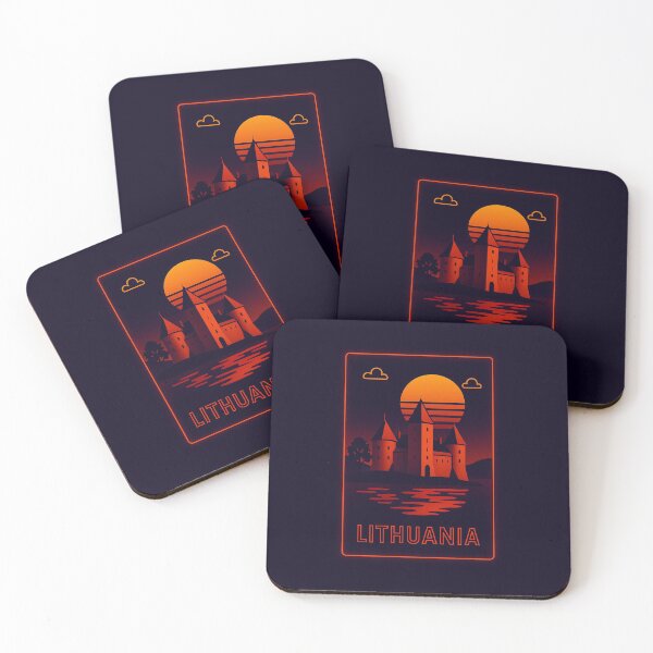 Item preview, Lithuania Neon Travel designed and sold by Thistle-TShop.