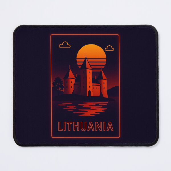 Item preview, Lithuania Neon Travel designed and sold by Thistle-TShop.