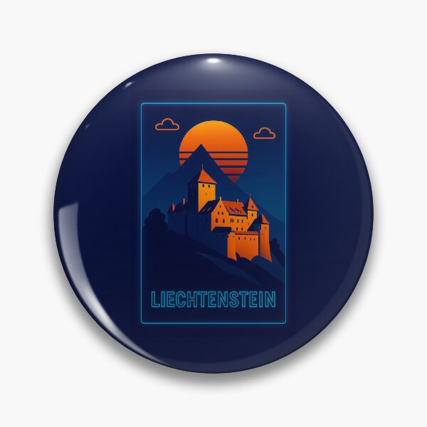 Item preview, Liechtenstein Neon Travel designed and sold by Thistle-TShop.