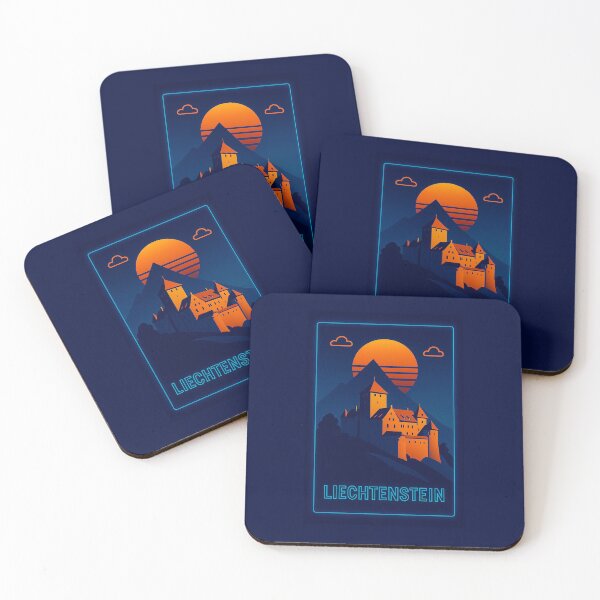 Item preview, Liechtenstein Neon Travel designed and sold by Thistle-TShop.