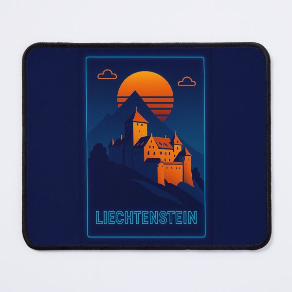 Item preview, Liechtenstein Neon Travel designed and sold by Thistle-TShop.