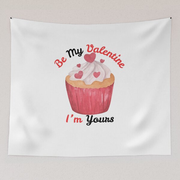 Item preview, Be My ValetIne I'm Yours Love Cupcake designed and sold by SolSel ⭐⭐⭐⭐⭐.