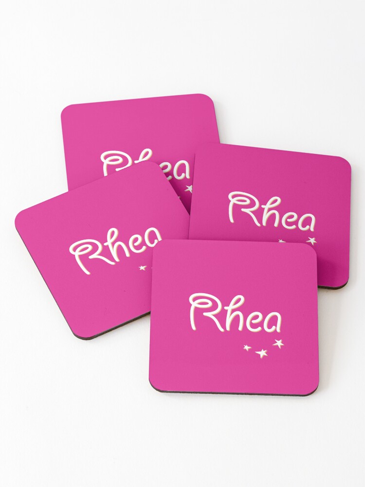 Thumbnail 1 of 5, Coasters (Set of 4), My Name is Rhea designed and sold by TorringtonPlace.