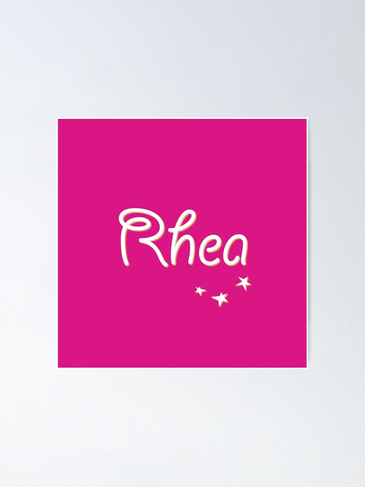 Thumbnail 1 of 3, Poster, My Name is Rhea designed and sold by TorringtonPlace.