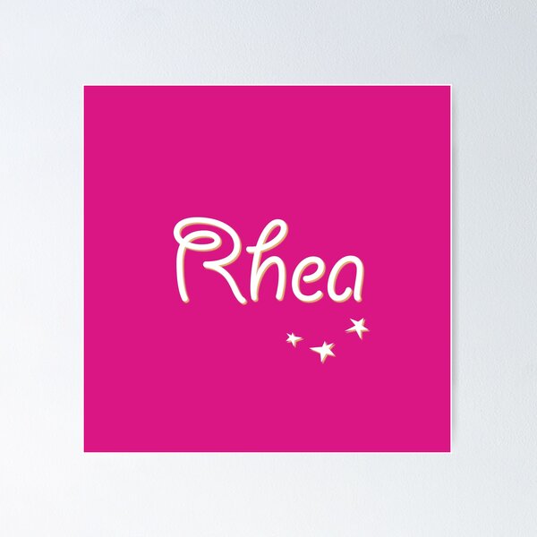 Item preview, My Name is Rhea designed and sold by CharlottePlaceArt.