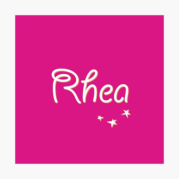 Item preview, My Name is Rhea designed and sold by CharlottePlaceArt.