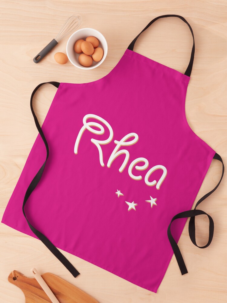 Thumbnail 1 of 6, Apron, My Name is Rhea designed and sold by TorringtonPlace.