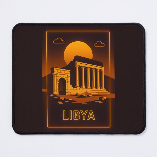 Item preview, Libya Neon Travel designed and sold by Thistle-TShop.