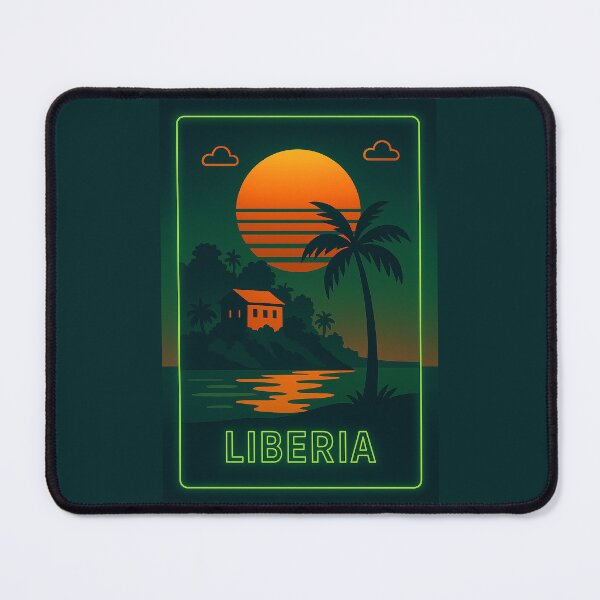 Item preview, Liberia Neon Travel designed and sold by Thistle-TShop.