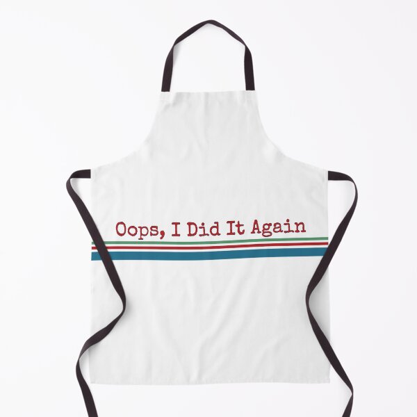 Item preview, Retro Typewriter Oops I Did It Again Phrase designed and sold by MarcoTs12 ⭐⭐⭐⭐⭐.