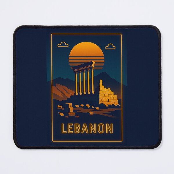 Artikelvorschau, Libanon Neon Travel entworfen und verkauft von Thistle-TShop.