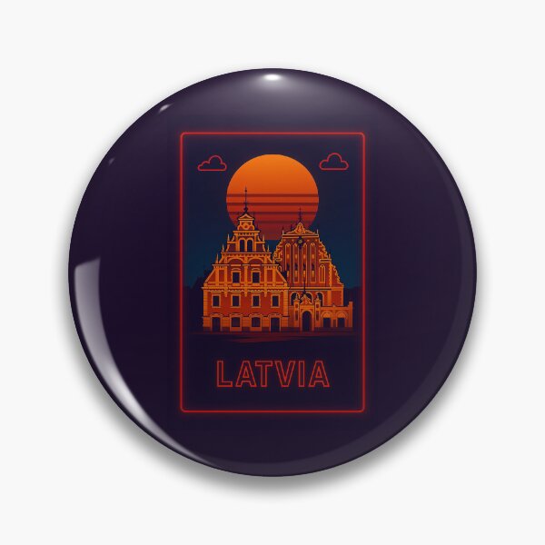 Item preview, Latvia Neon Travel designed and sold by Thistle-TShop.