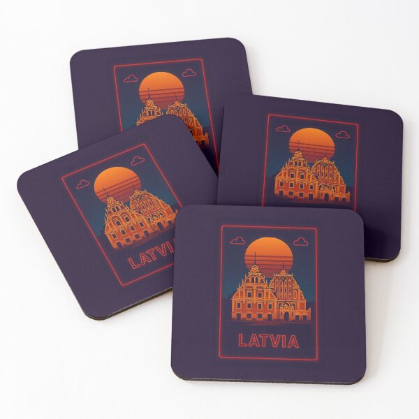 Item preview, Latvia Neon Travel designed and sold by Thistle-TShop.
