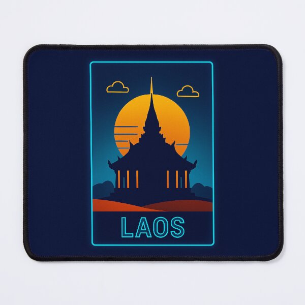 Item preview, Laos Neon Travel designed and sold by Thistle-TShop.