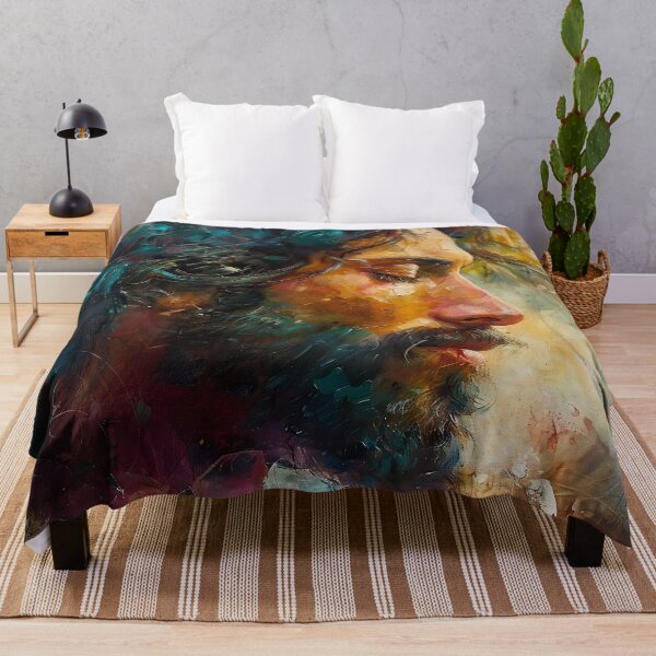 Item preview, Jesus painting designed and sold by AIEngine.