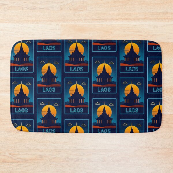 Item preview, Laos Neon Travel designed and sold by Thistle-TShop.