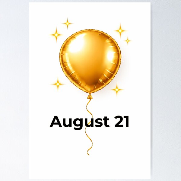 Item preview, Balloon - August 21 designed and sold by ariksworld.