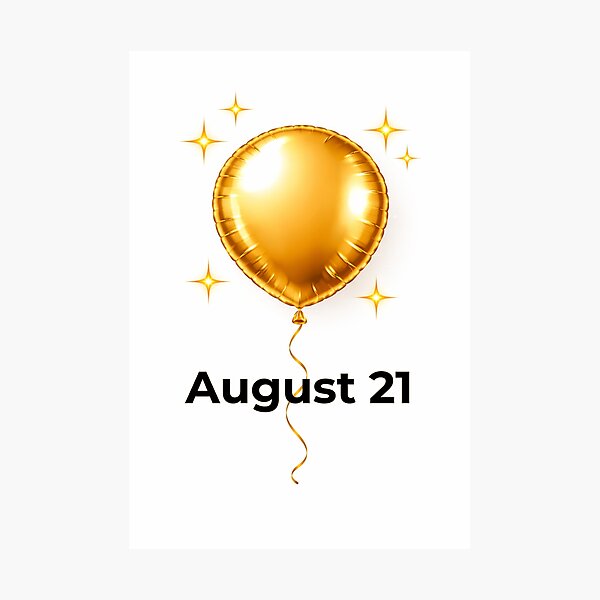 Item preview, Balloon - August 21 designed and sold by ariksworld.