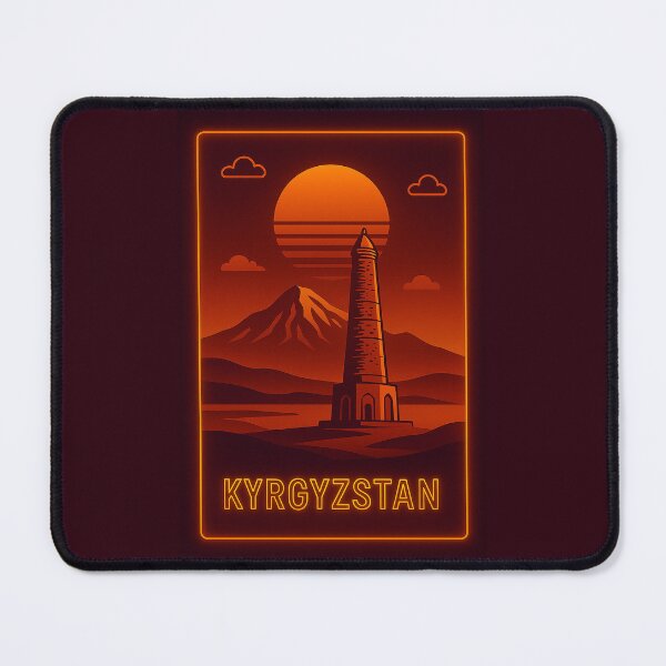 Item preview, Kyrgyzstan Neon Travel designed and sold by Thistle-TShop.